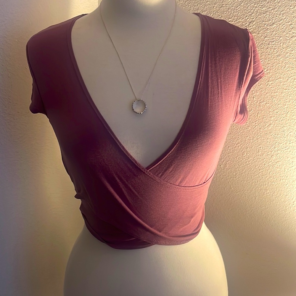 Enough about me small crop top